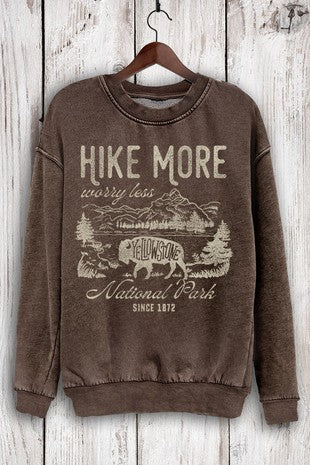 Hike More Yellowstone Mineral Sweatshirt | JQ Clothing Co.