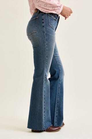 JB Mr. Flare Jeans w/Front Flap Pockets