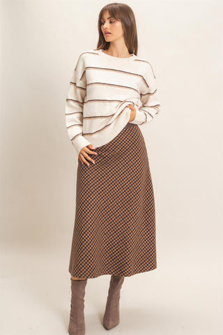 Striped Crew Neck Sweater