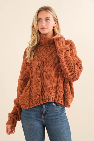 Chunky Oversized Cable Knit Sweater | JQ Clothing Co.