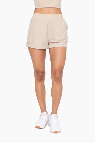 HW Athleisure Shorts with Cuffed Leg | JQ Clothing Co.