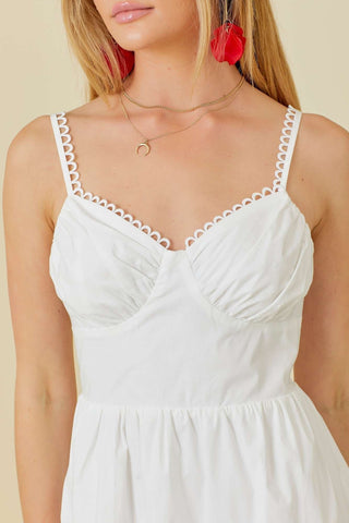 Tiered Bustier Summer Mini Dress