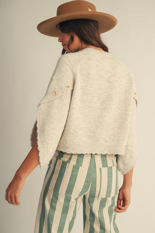 Soft Serenity Elegance Knit Pullover