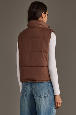 Brown Puffer Vest
