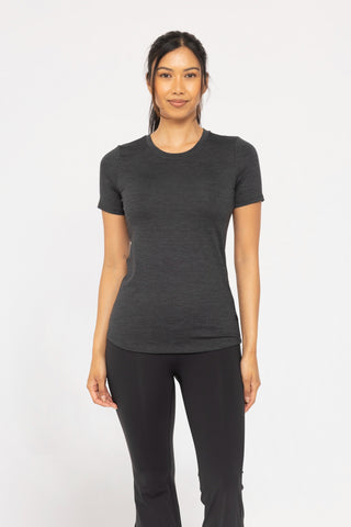 MB Melange Active SS Top | JQ Clothing Co.