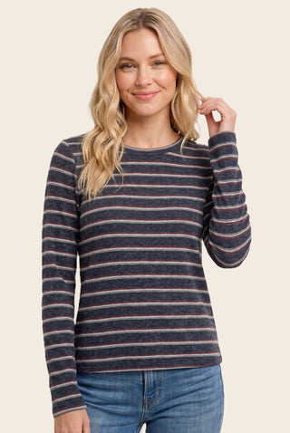 Double Striped Basic Top