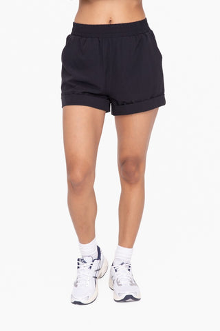 HW Athleisure Shorts with Cuffed Leg | JQ Clothing Co.