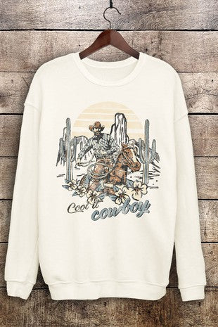 "Cool It Cowboy" Mineral Sweatshirt | JQ Clothing Co.