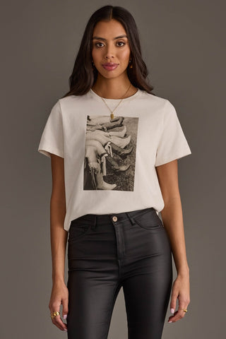 White Cowgirl Boots Graphic Tee