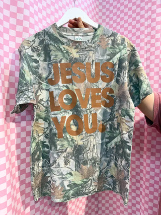Jesus Loves You Camo Tee