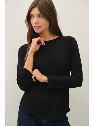 Bamboo Modal Long Sleeve Round Neck Tee