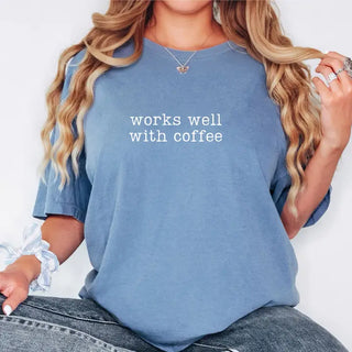 Works Well with Coffee Graphic Tee