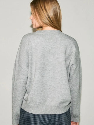 Australian Shepherd Long Sleeve Knit Sweater