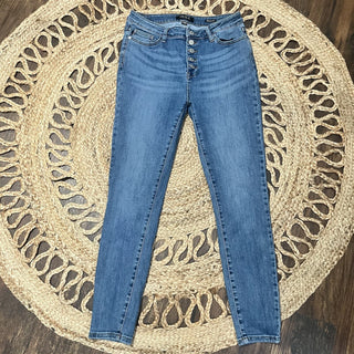 Judy Blue HW TC Slim Straight