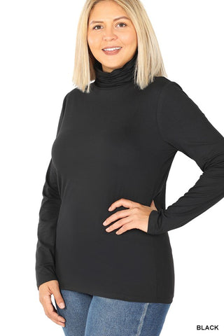 Beautiful Basic Curvy Turtleneck | JQ Clothing Co.