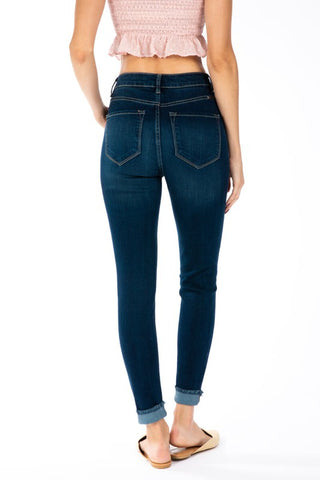 KanCan Dark High Rise Skinny Ankle Jeans | JQ Clothing Co.