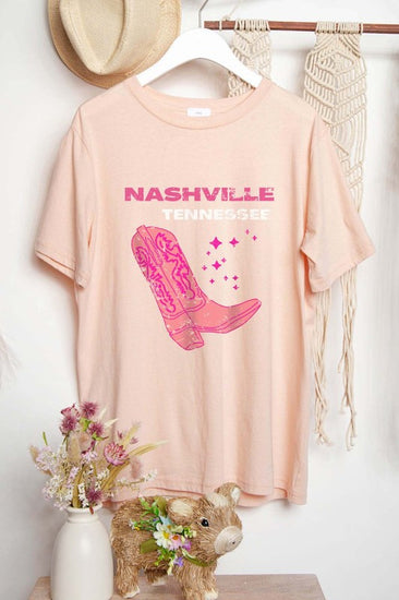 Nashville TN Boot Tee | JQ Clothing Co.