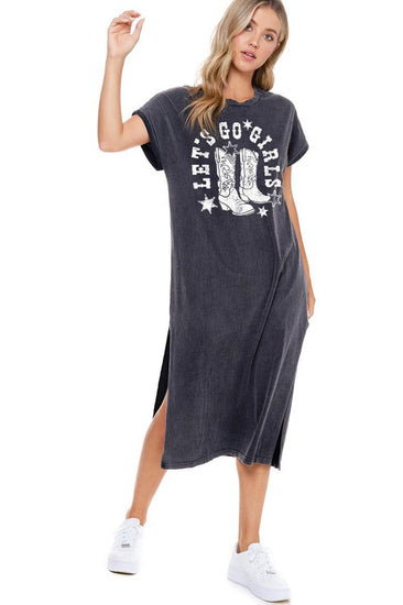 Let's Go Girls T-Shirt Dress | JQ Clothing Co.