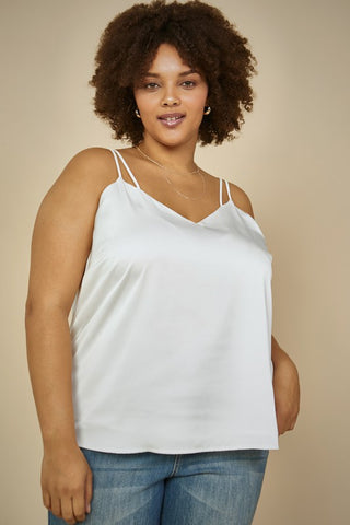 Sleek Satin Curvy Tank | JQ Clothing Co.