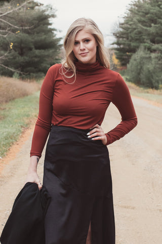 Beautiful Basic Curvy Turtleneck | JQ Clothing Co.