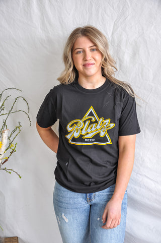 Blatz Brass Tacks Black Graphic Tee | JQ Clothing Co.