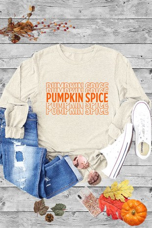 Pumpkin Spice Repeating Tee | JQ Clothing Co.