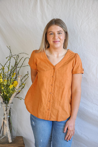 Cute Copper Blouse | JQ Clothing Co.