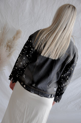 Pretty As A Pearl Denim Jacket | JQ Clothing Co.