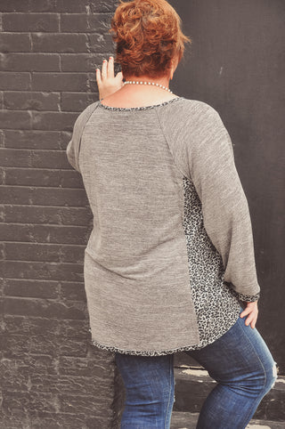 Sneak Peek Animal Print Blouse | JQ Clothing Co.