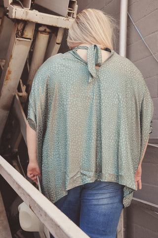 Sassy Seagreen Curvy Blouse | JQ Clothing Co.