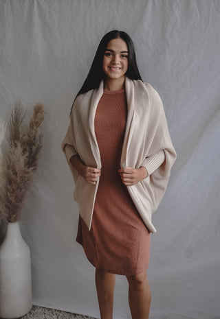 Chunky Oversized Dolman Sleeve Cardi | JQ Clothing Co.