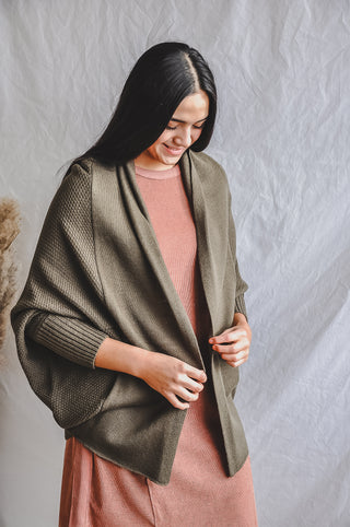 Chunky Oversized Dolman Sleeve Cardi | JQ Clothing Co.