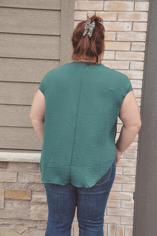 Seeing Green Twist Hem Top | JQ Clothing Co.