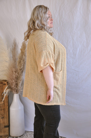 Soft Knit Mustard Cardi | JQ Clothing Co.