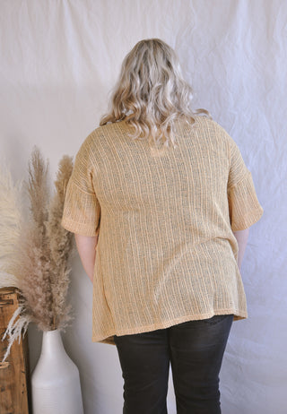 Soft Knit Mustard Cardi | JQ Clothing Co.