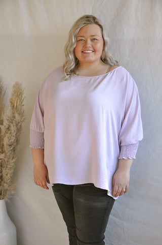 Lookin' Lavender Curvy Blouse | JQ Clothing Co.