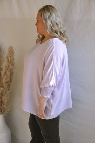 Lookin' Lavender Curvy Blouse | JQ Clothing Co.