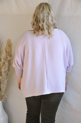 Lookin' Lavender Curvy Blouse | JQ Clothing Co.