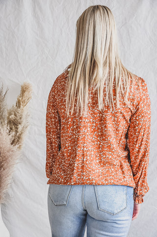 Pretty Floral Long Sleeve Blouse | JQ Clothing Co.