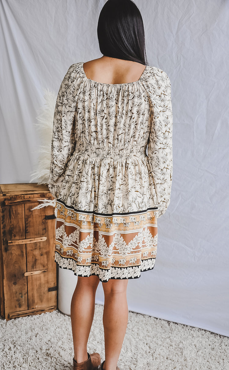 Warm Wild Multi-Printed Dress | JQ Clothing Co.