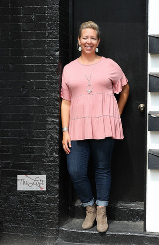 Tiered & Ruffled Plus Tunic | JQ Clothing Co.