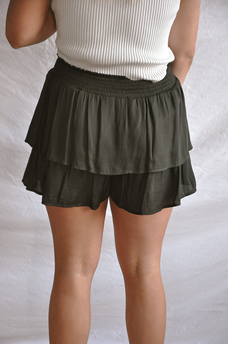 Double Down Olive Skort | JQ Clothing Co.