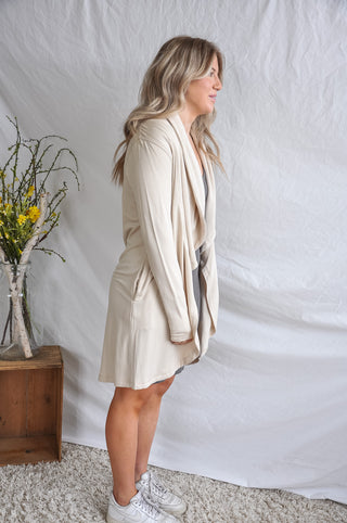 Drapey Front Fleece Cardigan | JQ Clothing Co.