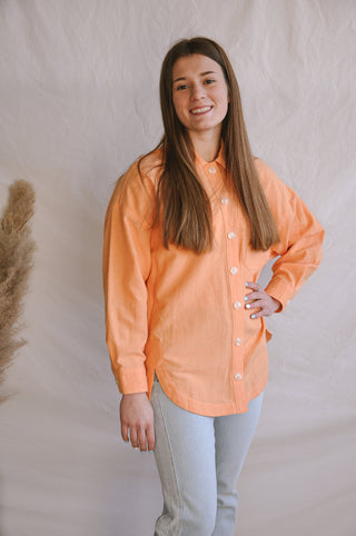 Dreamsicle Darlin' Button Down | JQ Clothing Co.