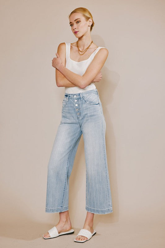 Kancan Eloise High Rise Crop Jean | JQ Clothing Co.