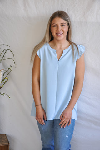 Falling Sky Blue Top | JQ Clothing Co.