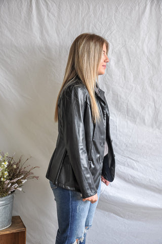 Fifth Avenue Leather Blazer | JQ Clothing Co.