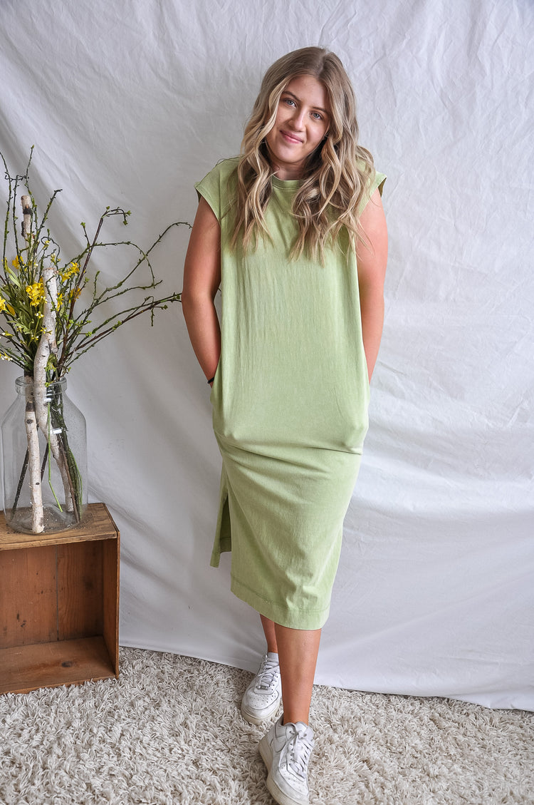 Flowy Knit Basic T-Shirt Dress | JQ Clothing Co.