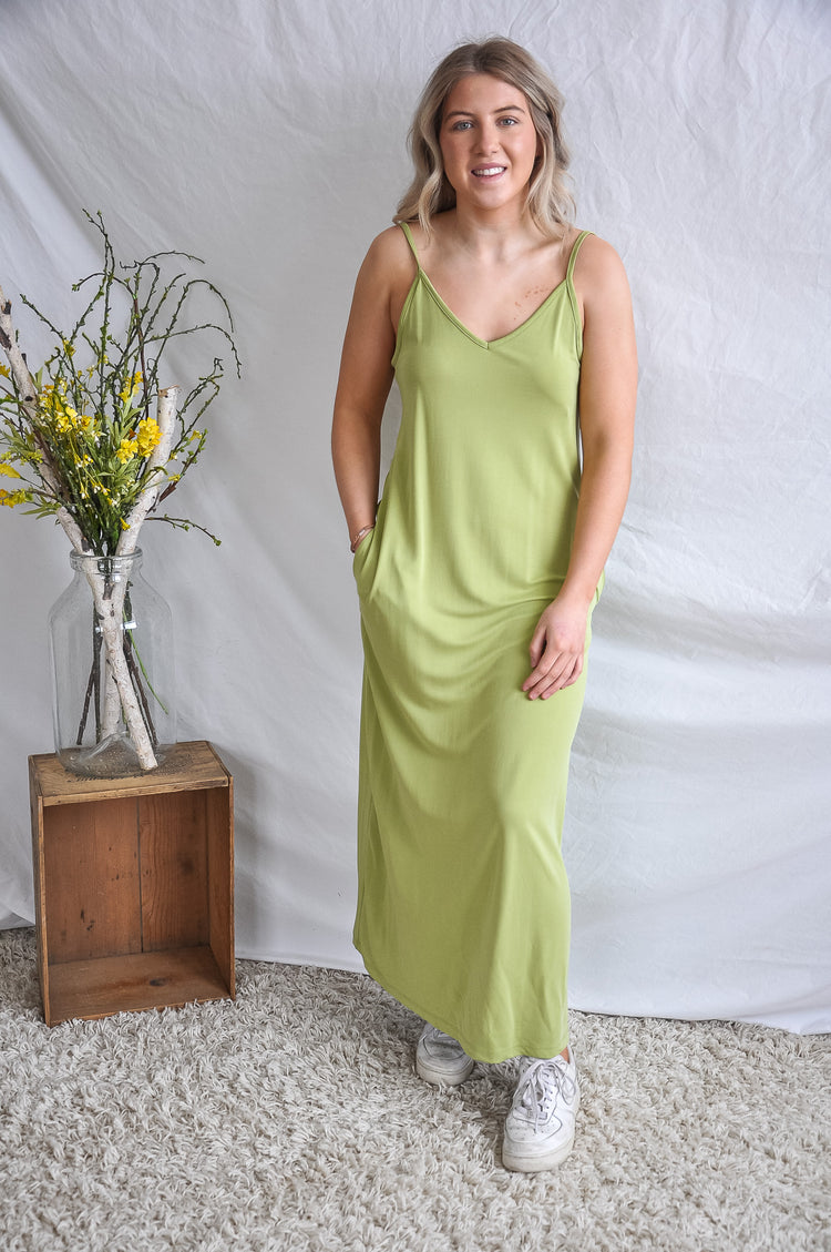 Flowy Knit Thin Strap Dress | JQ Clothing Co.