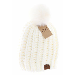 Chenille Knit Pom Beanie | JQ Clothing Co.